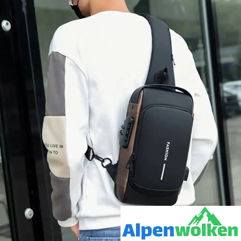 Alpenwolken - Stilvolle Sport-Brusttasche Für Herren