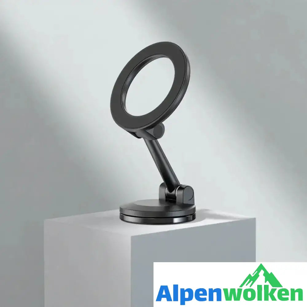 Alpenwolken - Stilvoller magnetischer Handy-Halter Schwarz