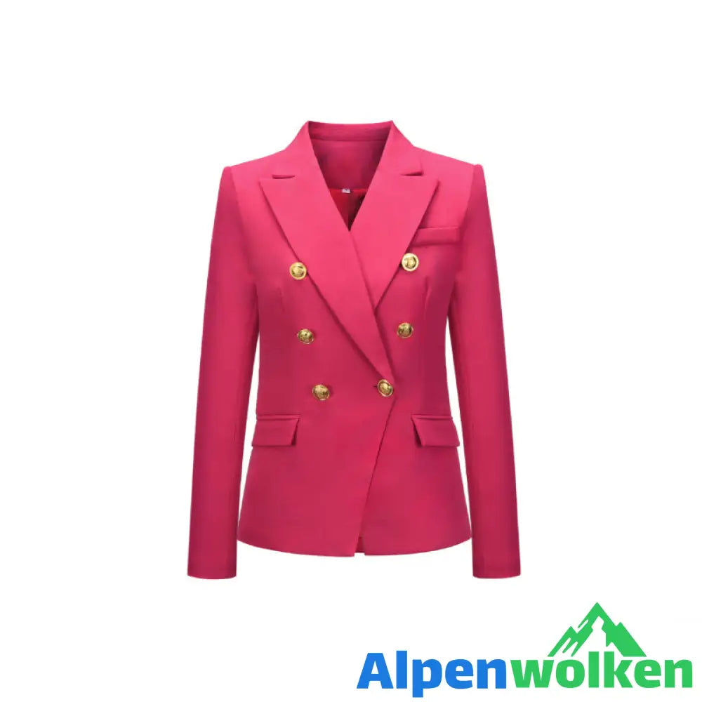 Alpenwolken - Stilvoller Zweireihiger Blazer