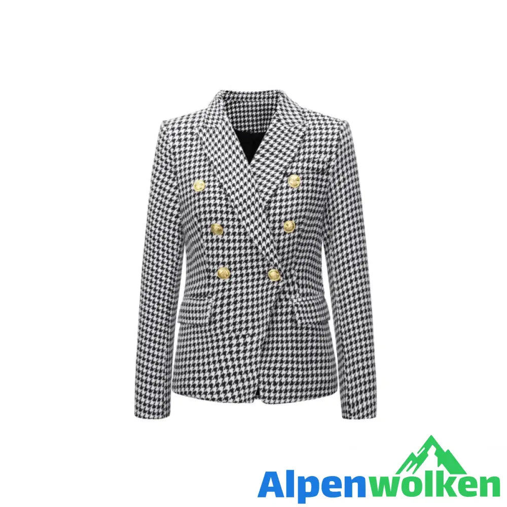 Alpenwolken - Stilvoller Zweireihiger Blazer