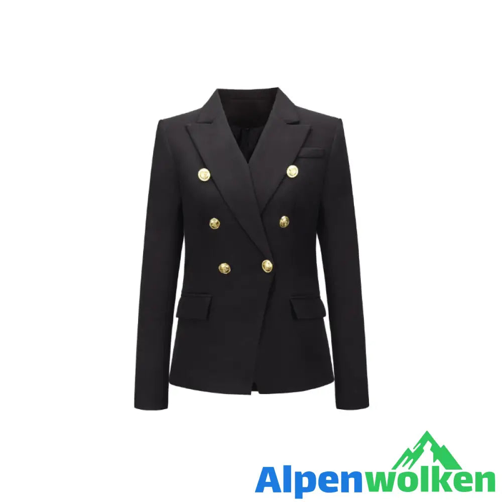 Alpenwolken - Stilvoller Zweireihiger Blazer