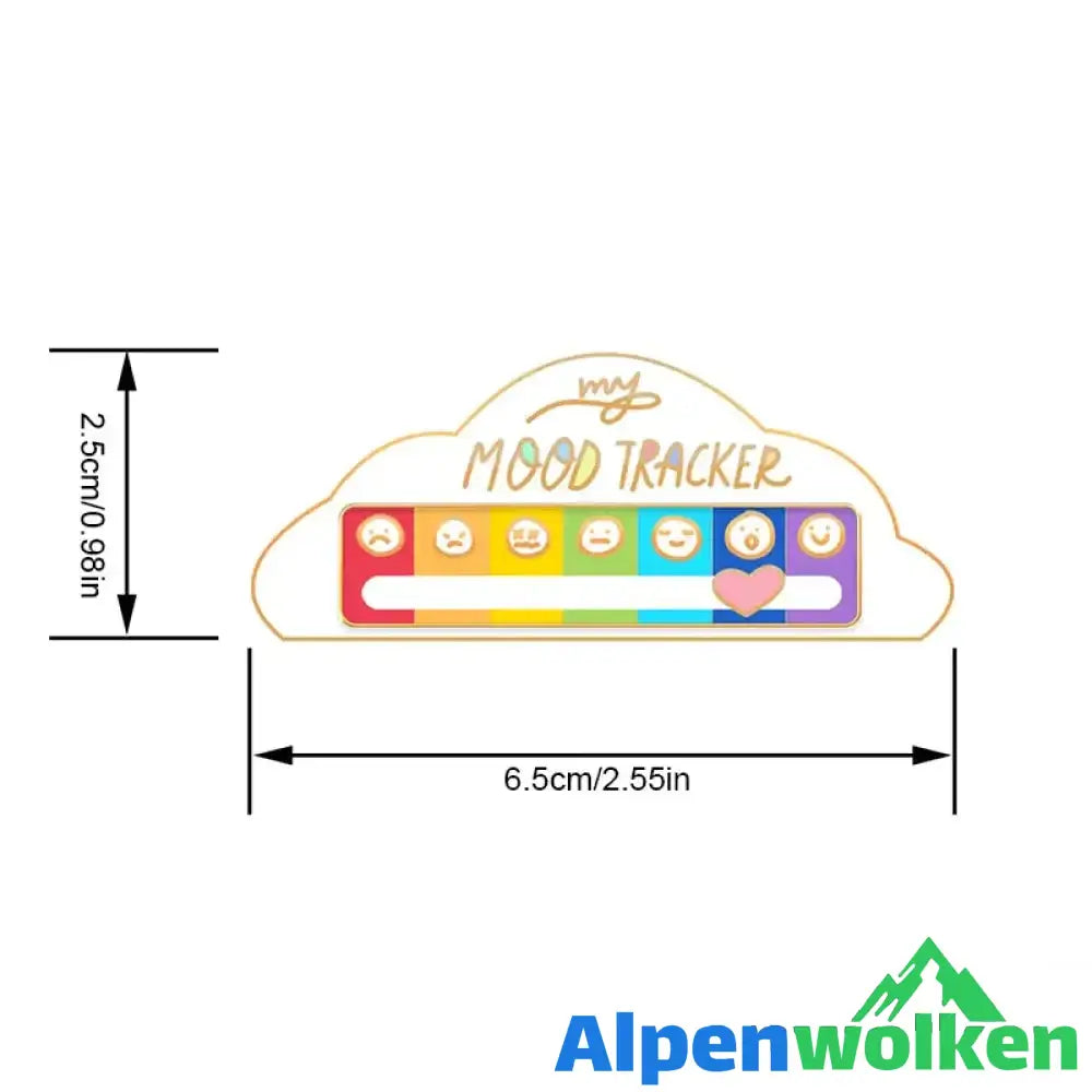 Alpenwolken - Stimmungsverändernde Wolkenbrosche