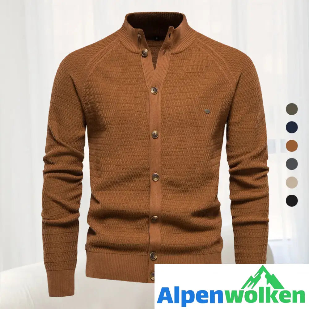 Alpenwolken - Strickjacke für Herren