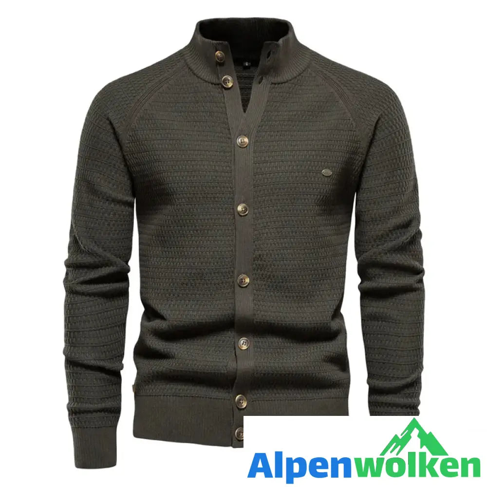 Alpenwolken - Strickjacke für Herren