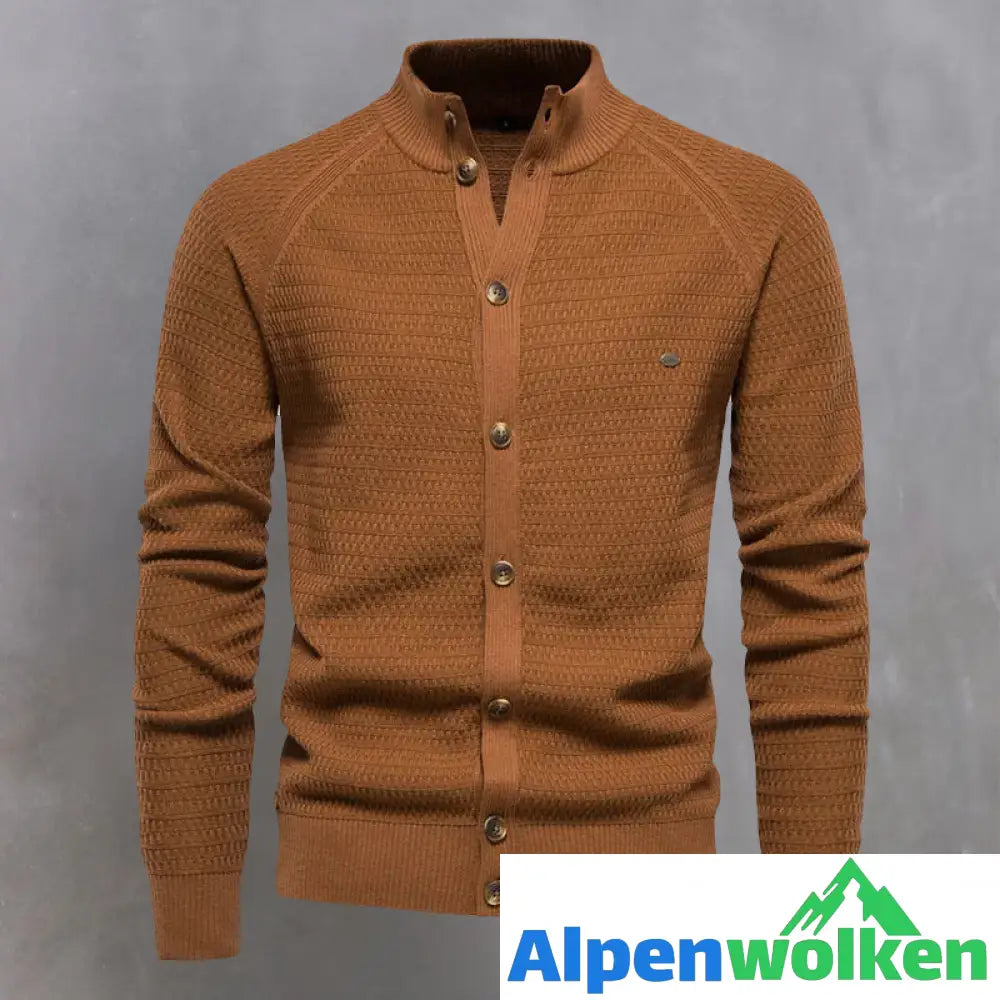 Alpenwolken - Strickjacke für Herren