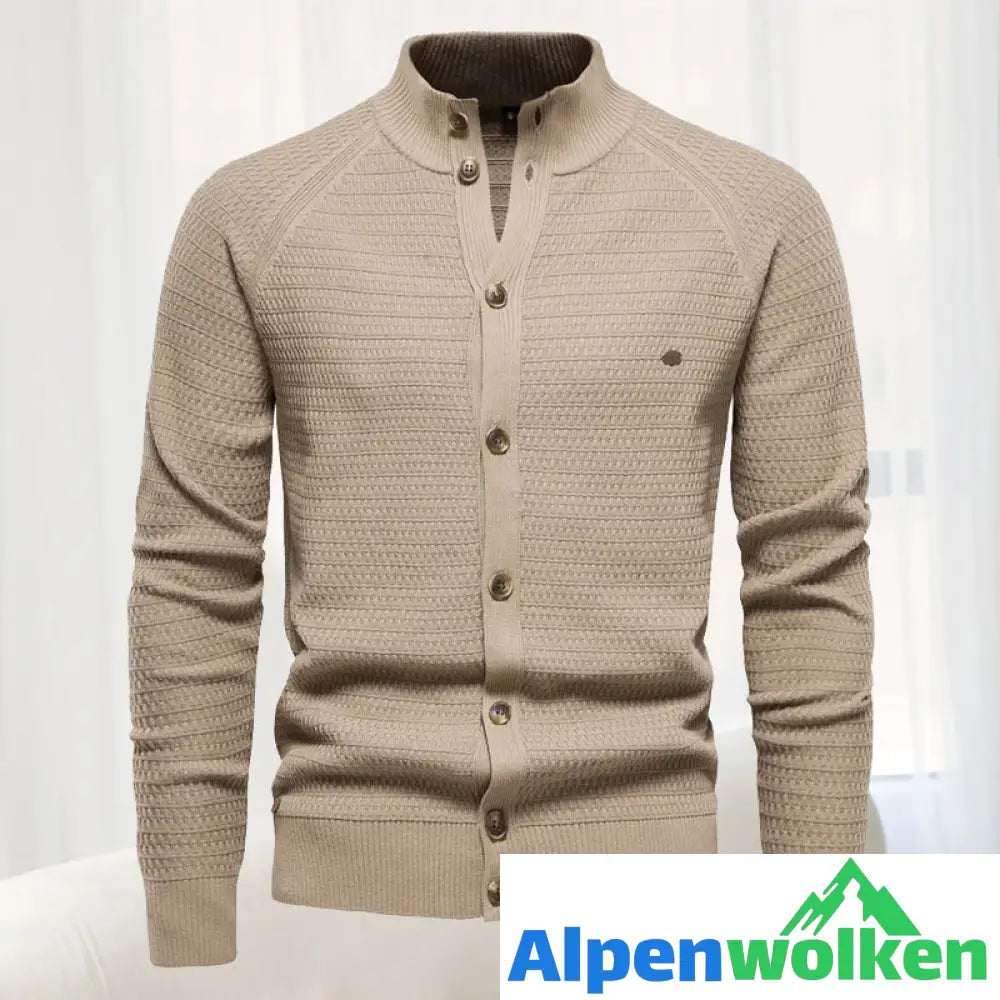 Alpenwolken - Strickjacke für Herren