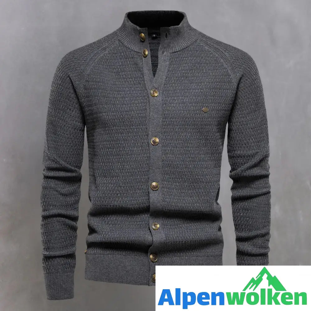 Alpenwolken - Strickjacke für Herren