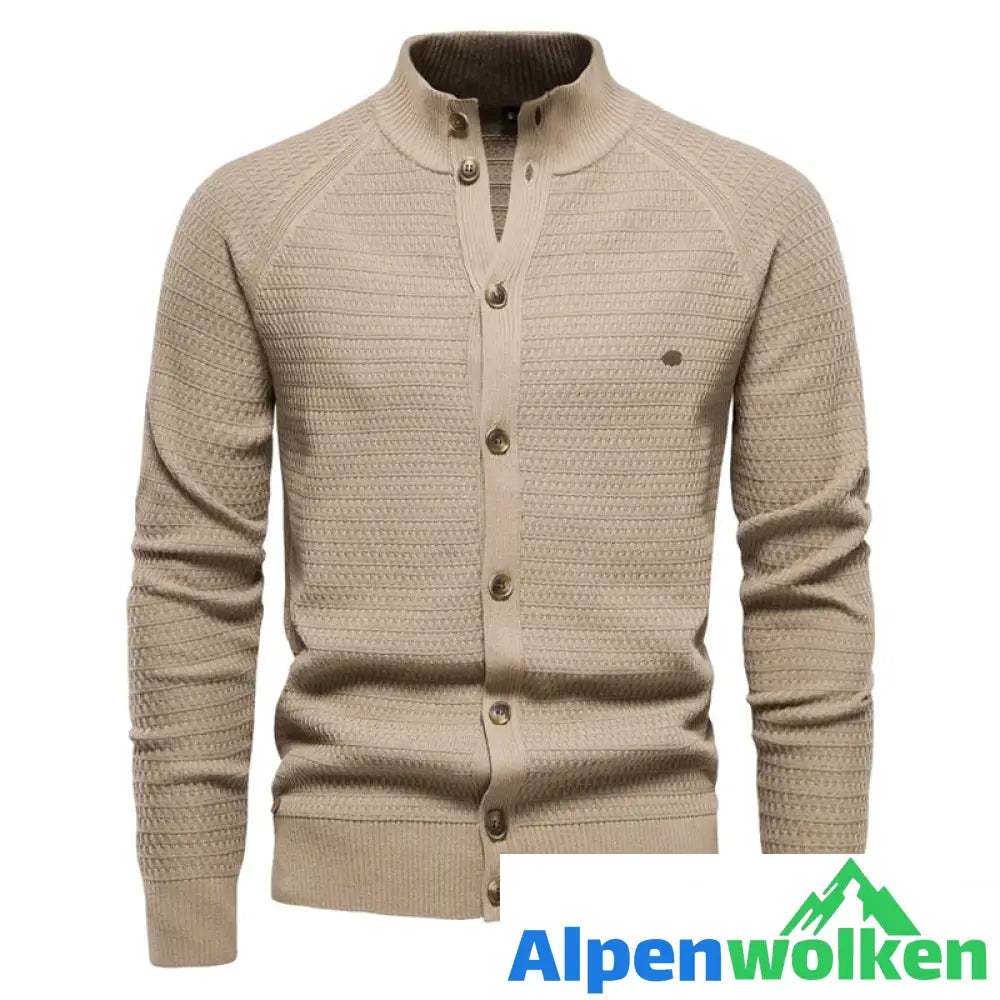 Alpenwolken - Strickjacke für Herren