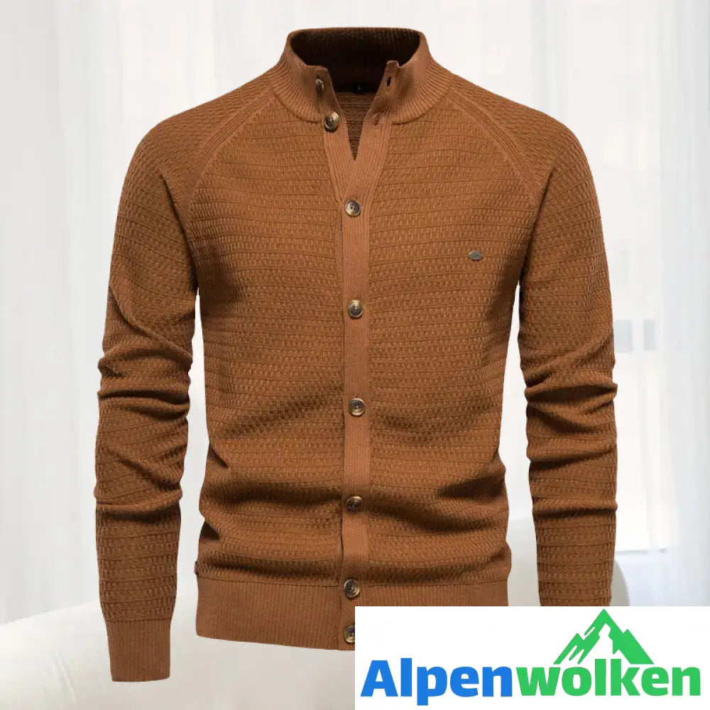 Alpenwolken - Strickjacke für Herren