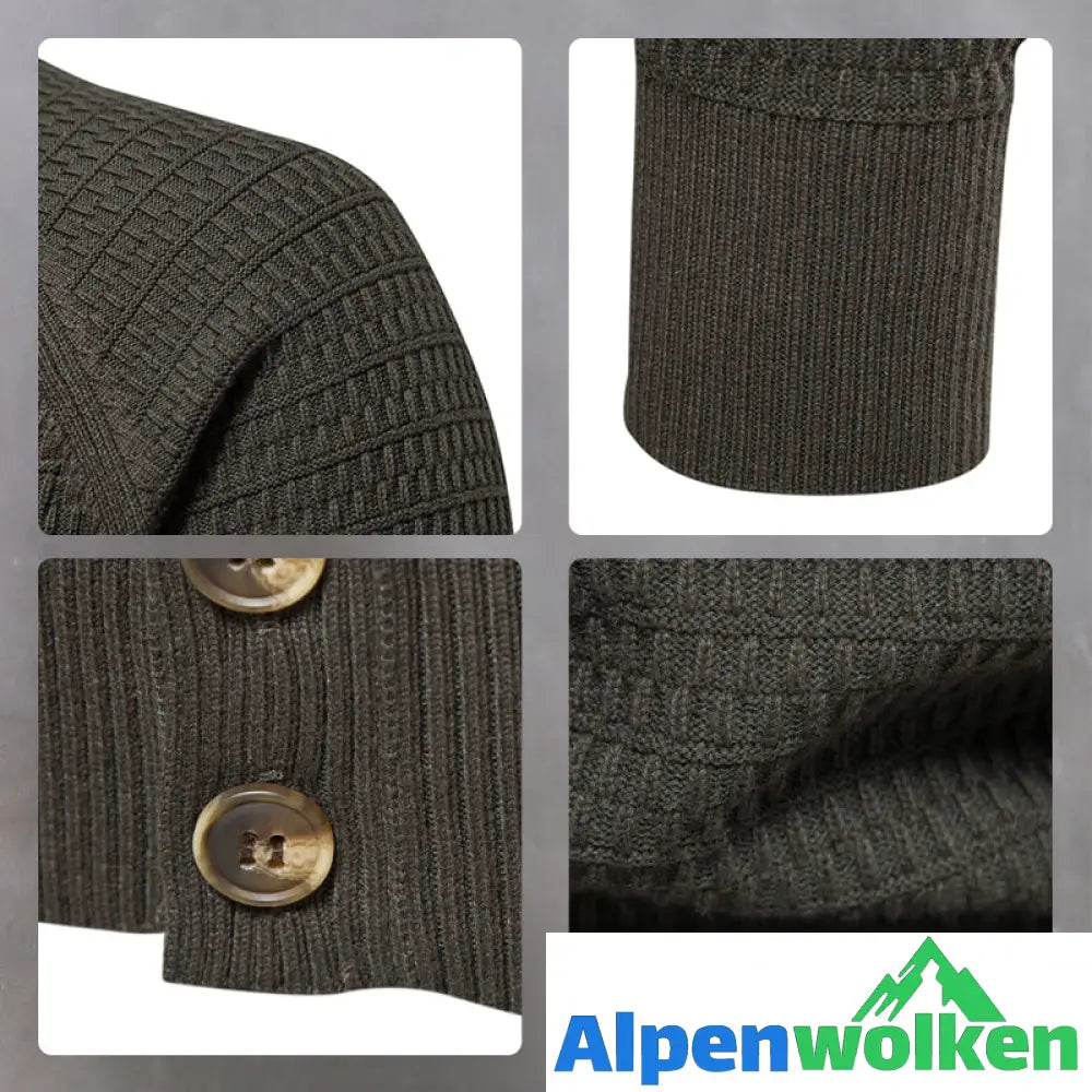 Alpenwolken - Strickjacke für Herren