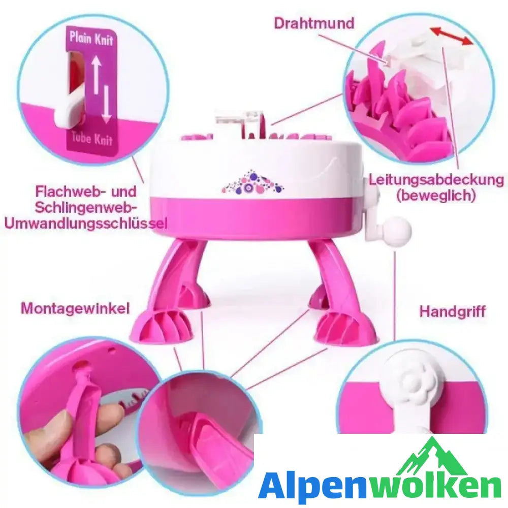 Alpenwolken - Strickmaschine Diy Manual Toys für Kinder