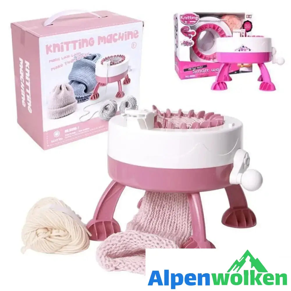 Alpenwolken - Strickmaschine Diy Manual Toys für Kinder ROUGE