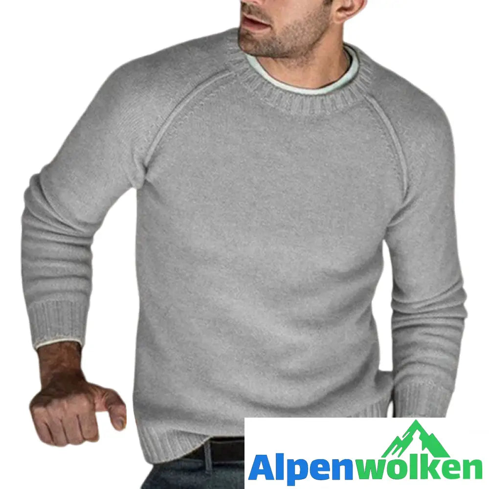 Alpenwolken - Strickpullover für Herren