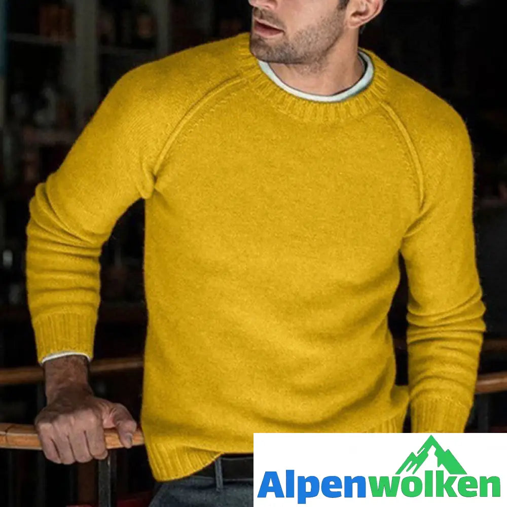 Alpenwolken - Strickpullover für Herren