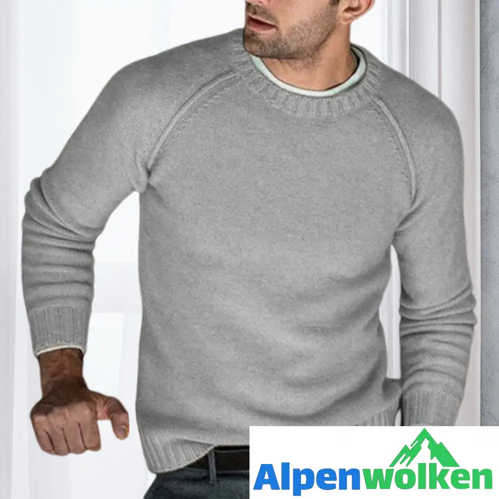 Alpenwolken - Strickpullover für Herren