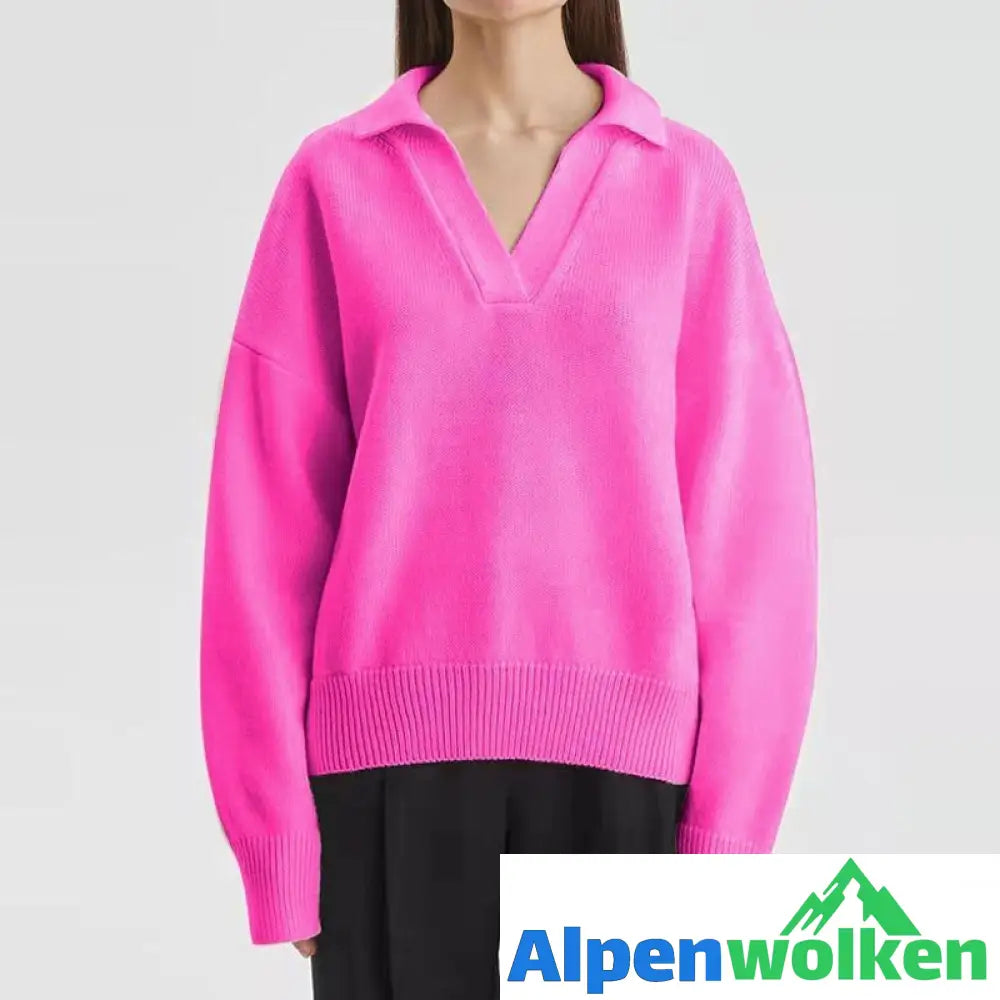 Alpenwolken - Strickpullover mit Rollkragen für Damen