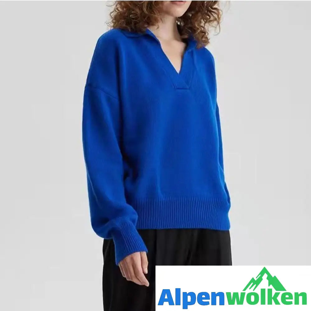 Alpenwolken - Strickpullover mit Rollkragen für Damen