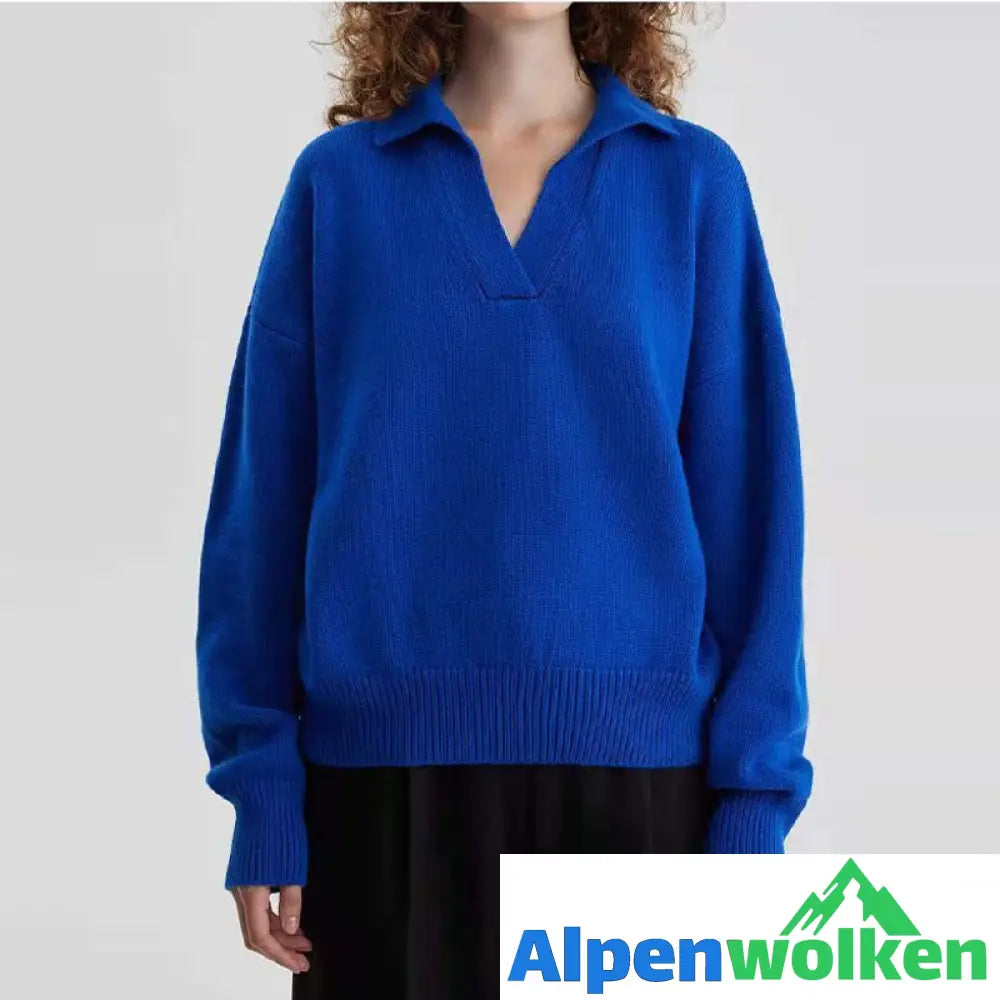 Alpenwolken - Strickpullover mit Rollkragen für Damen