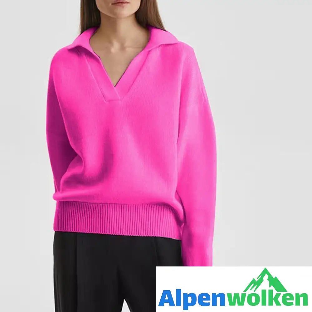 Alpenwolken - Strickpullover mit Rollkragen für Damen