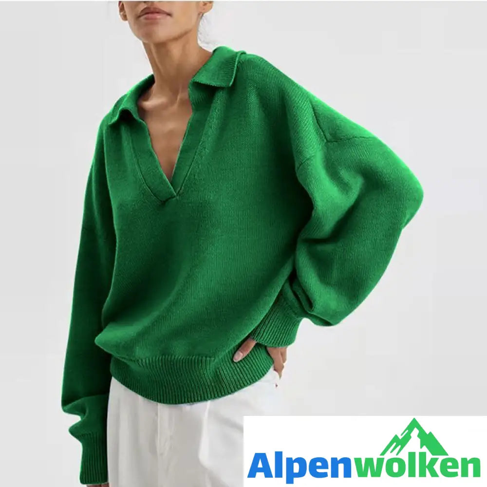 Alpenwolken - Strickpullover mit Rollkragen für Damen