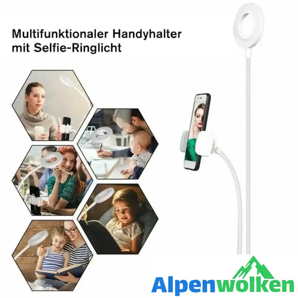 Alpenwolken - Studio LED-Licht mit Handyhalter