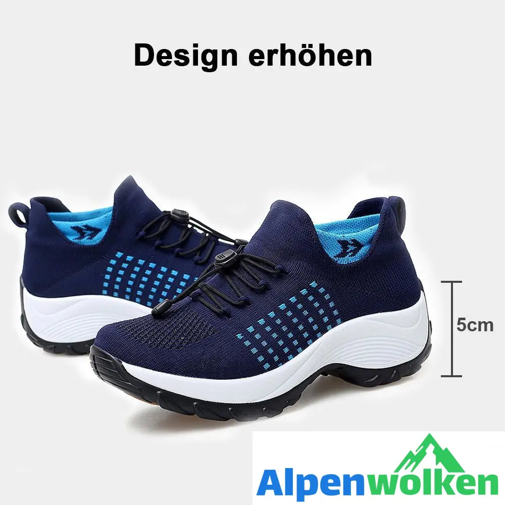 Alpenwolken - Super Bequeme Fliegende Gewebte Fersenturnschuhe