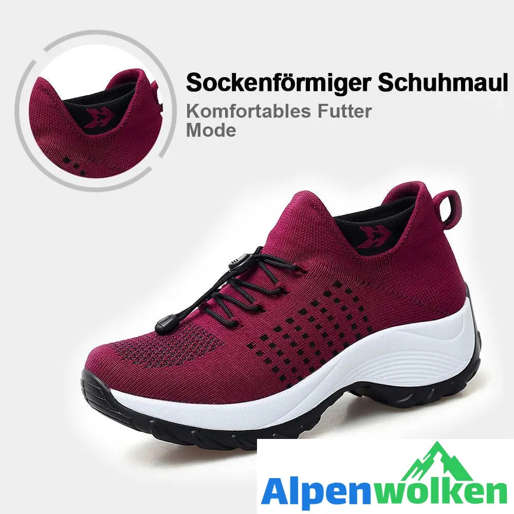 Alpenwolken - Super Bequeme Fliegende Gewebte Fersenturnschuhe