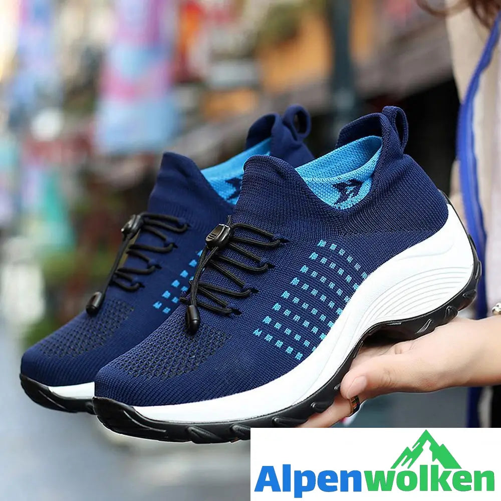 Alpenwolken - Super Bequeme Fliegende Gewebte Fersenturnschuhe