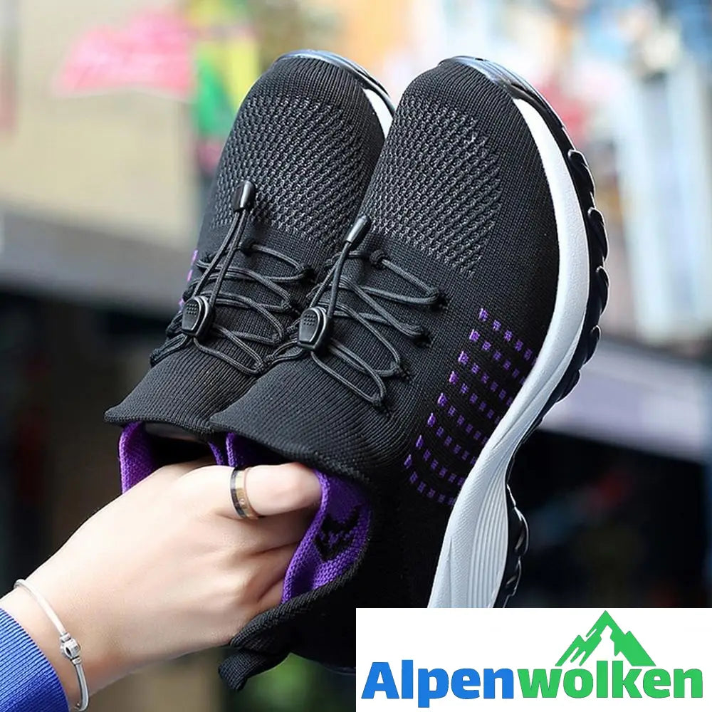 Alpenwolken - Super Bequeme Fliegende Gewebte Fersenturnschuhe