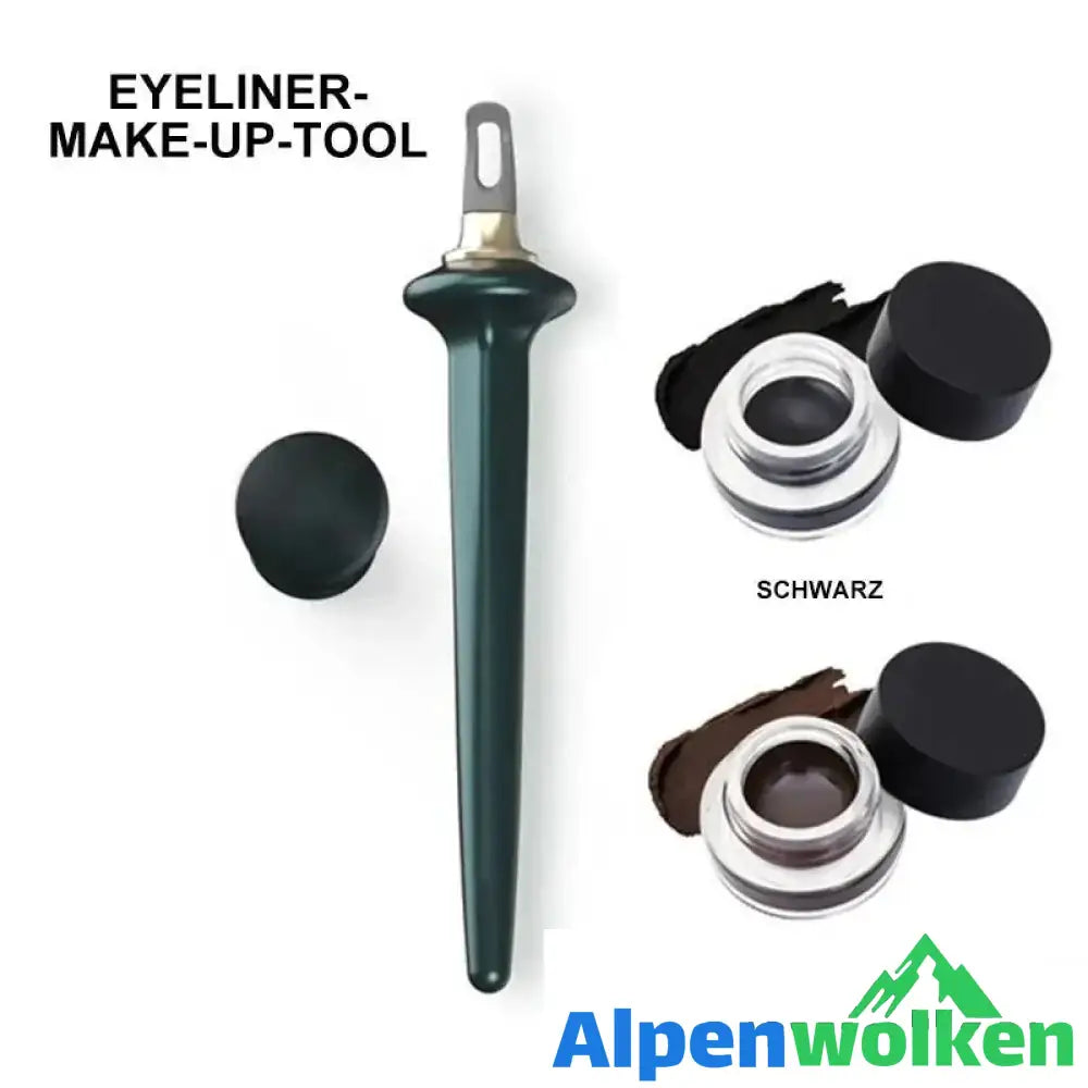 Alpenwolken - Super einfacher und auslaufsicherer Eyeliner (Mit Pinsel)