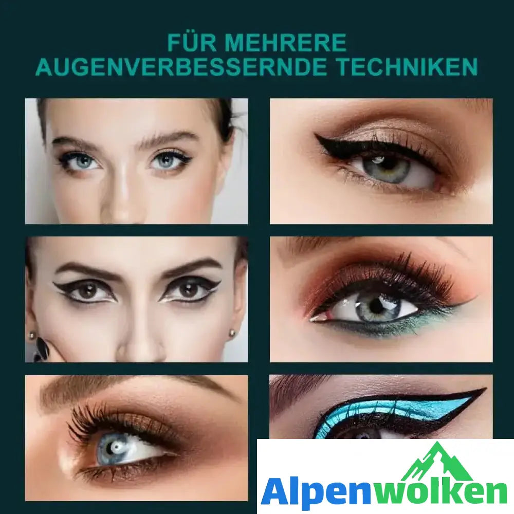 Alpenwolken - Super einfacher und auslaufsicherer Eyeliner (Mit Pinsel)