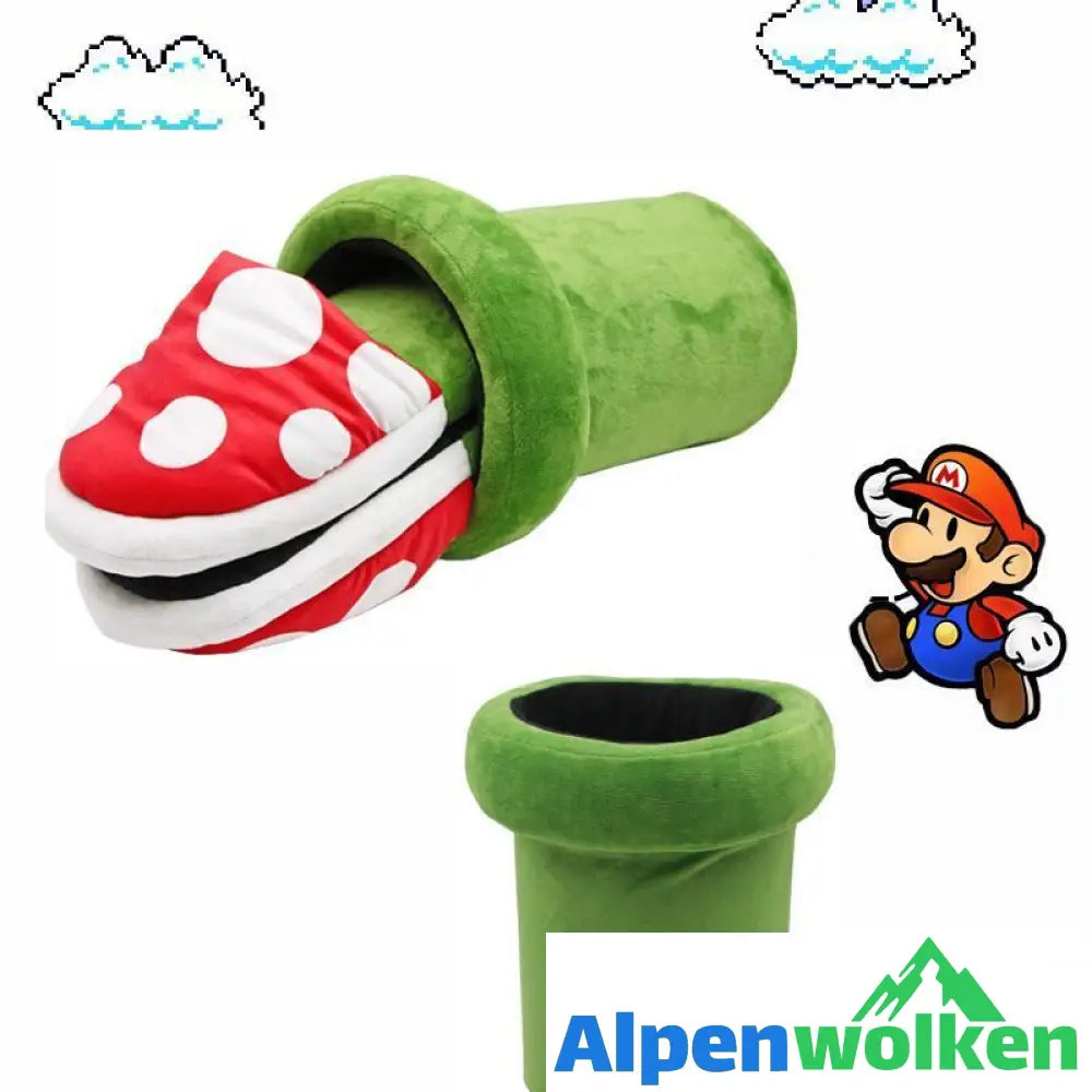 Alpenwolken - Super Mario Piranha Blume Hausschuhe