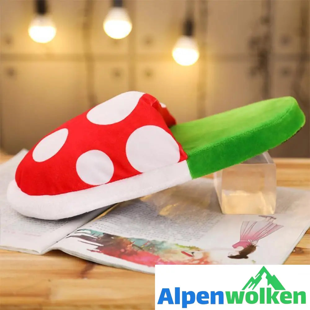 Alpenwolken - Super Mario Piranha Blume Hausschuhe