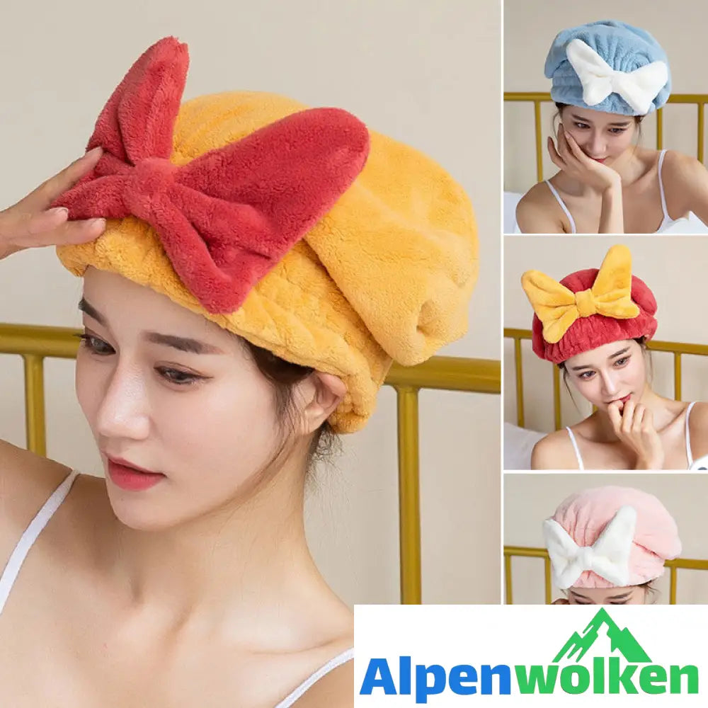 Alpenwolken - Super saugfähiges Haarhandtuch für nasses Haar