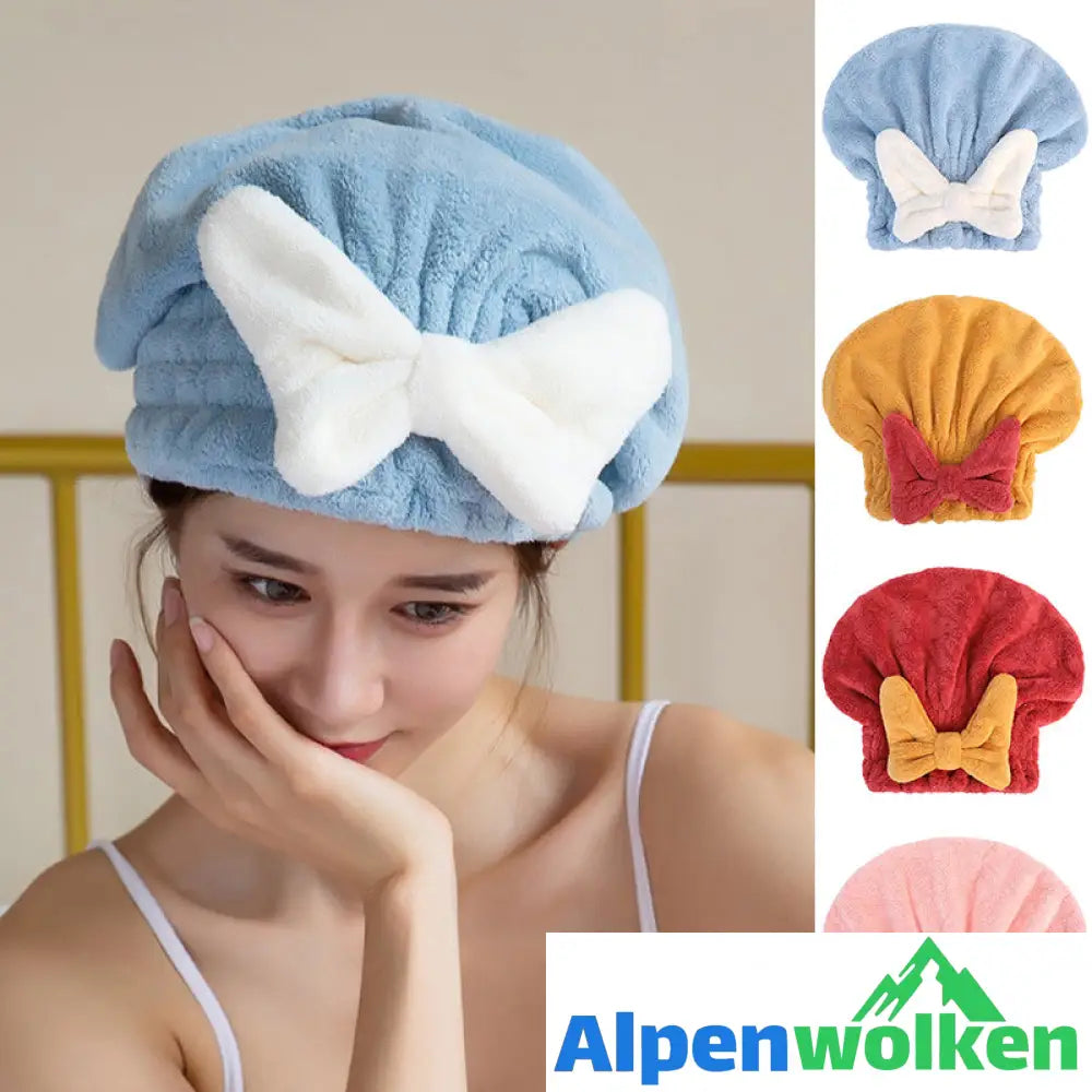 Alpenwolken - Super saugfähiges Haarhandtuch für nasses Haar