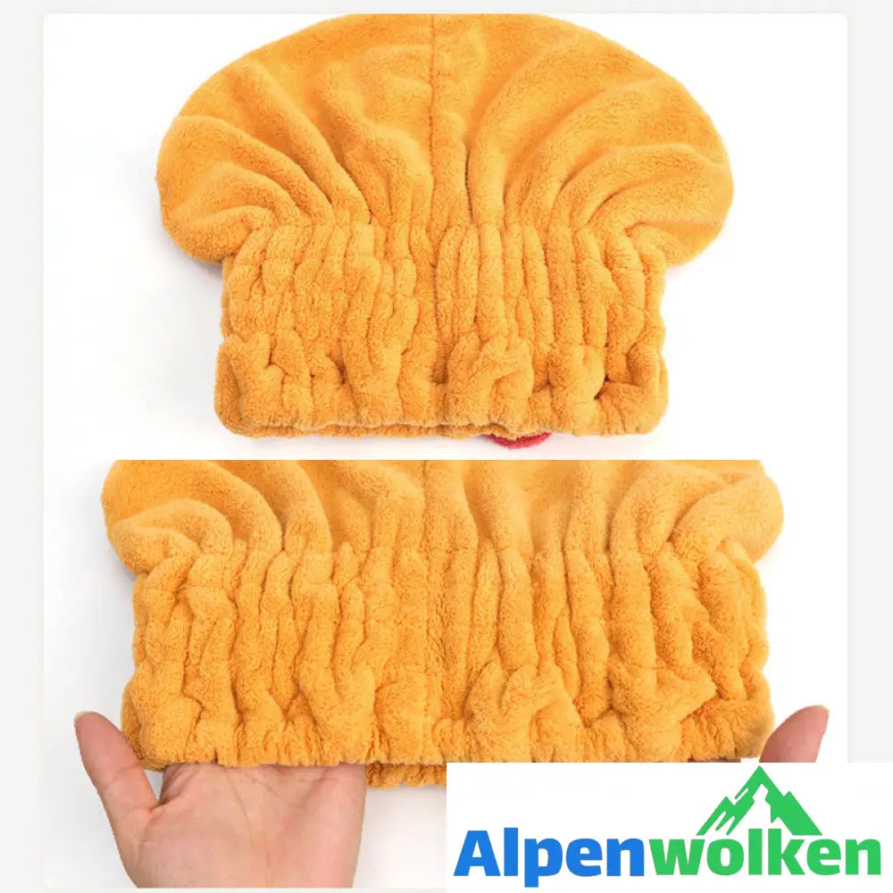 Alpenwolken - Super saugfähiges Haarhandtuch für nasses Haar