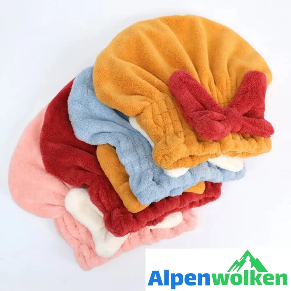 Alpenwolken - Super saugfähiges Haarhandtuch für nasses Haar