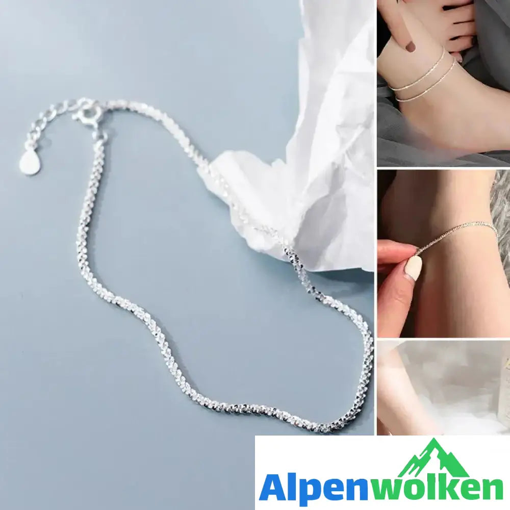 Alpenwolken - Superflash funkelnde Glitzerkette