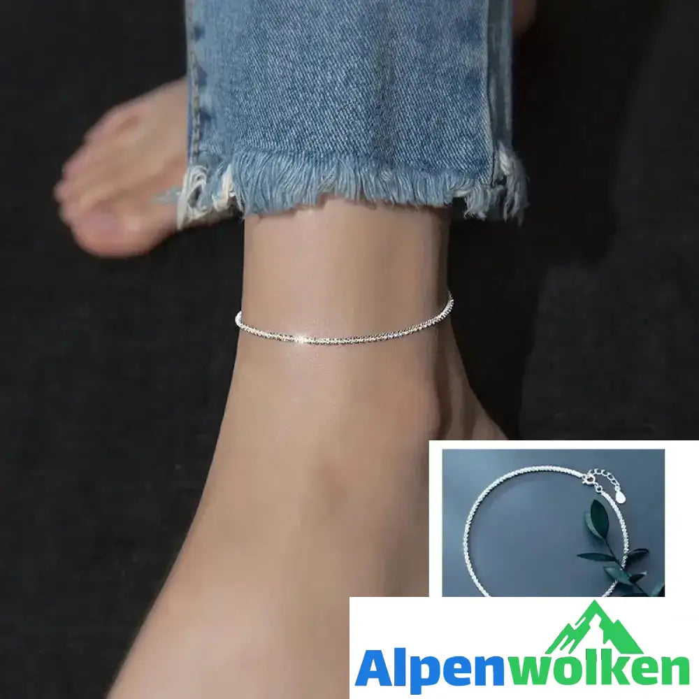 Alpenwolken - Superflash funkelnde Glitzerkette