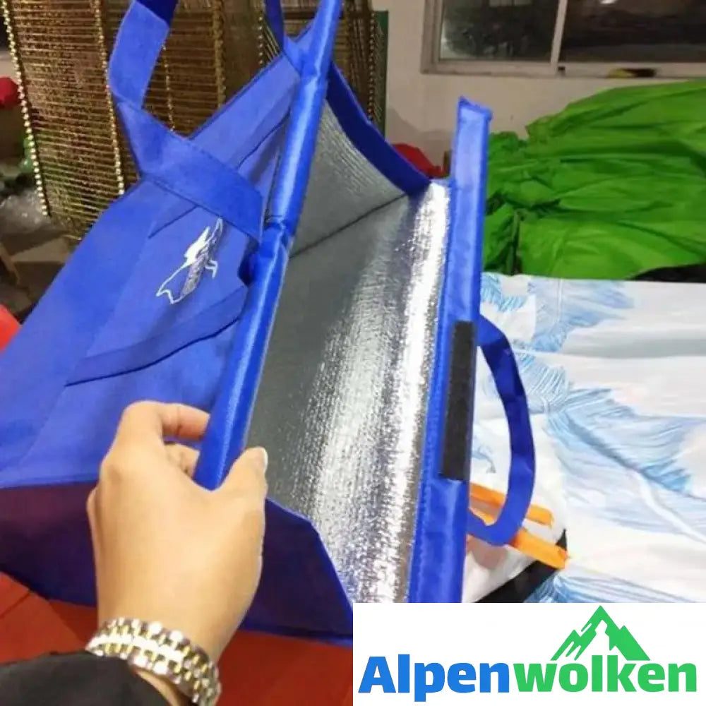 Alpenwolken - Supermarkt-Trolley-Einkaufstasche Thermotasche, 4 Stk