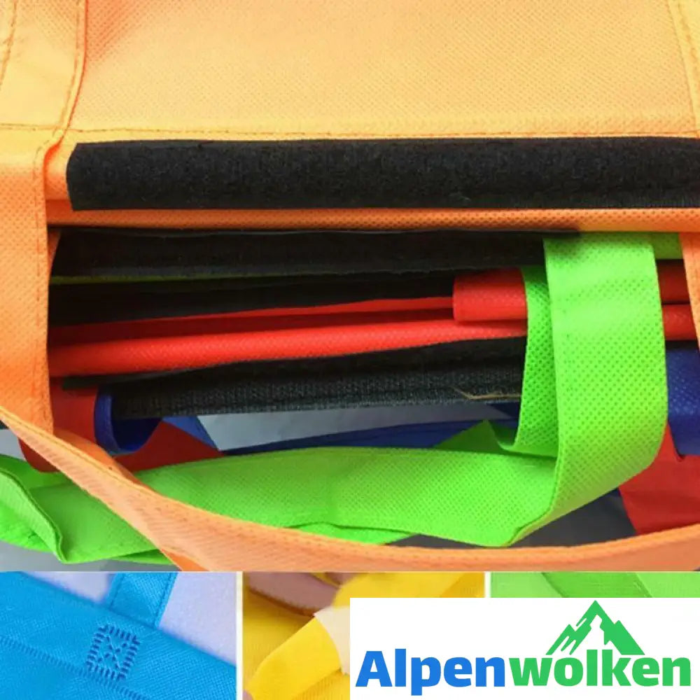 Alpenwolken - Supermarkt-Trolley-Einkaufstasche Thermotasche, 4 Stk