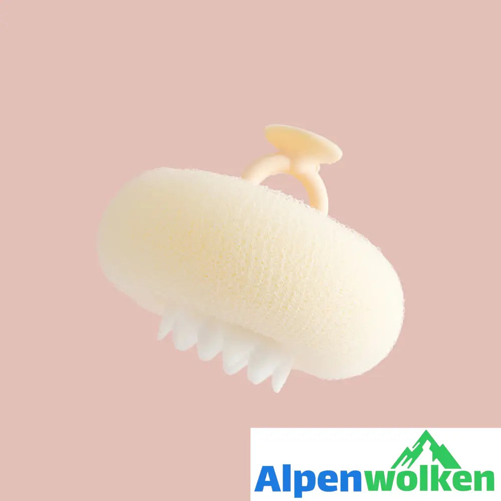 Alpenwolken - 💦Superweicher Badeschwamm Blume🌞 Weiß