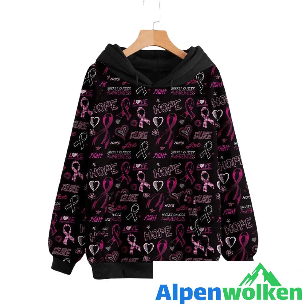 Alpenwolken - Sweatshirt mit Kürbis-Print