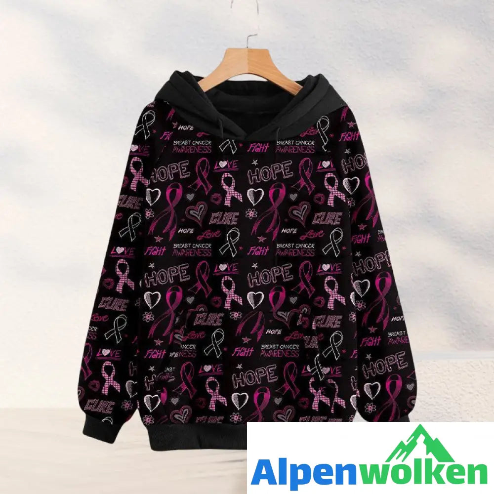 Alpenwolken - Sweatshirt mit Kürbis-Print