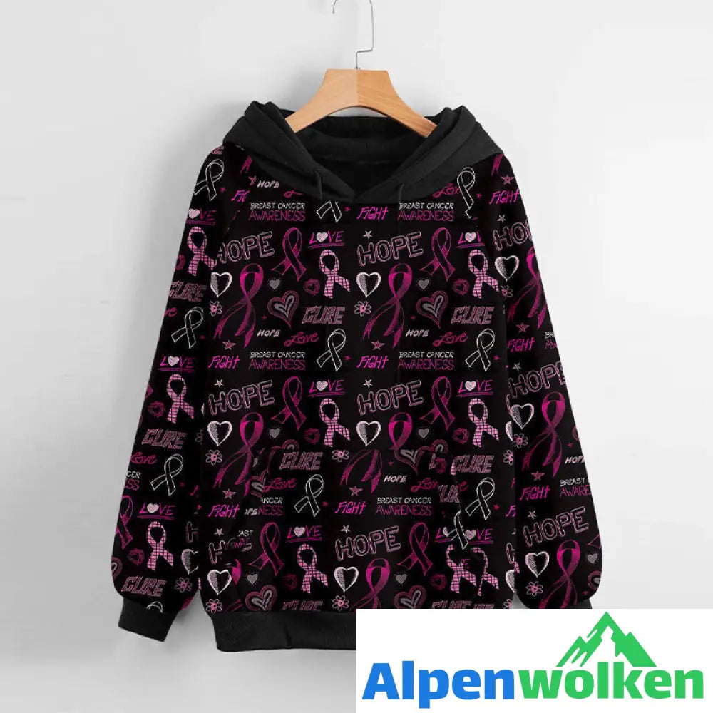 Alpenwolken - Sweatshirt mit Kürbis-Print