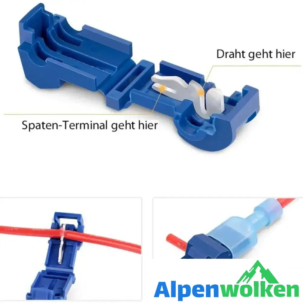 Alpenwolken - T-Tap-Drahtverbinder