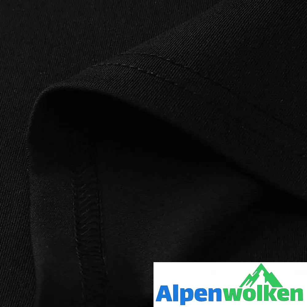 Alpenwolken - Tägliches einfarbiges Langarmkleid