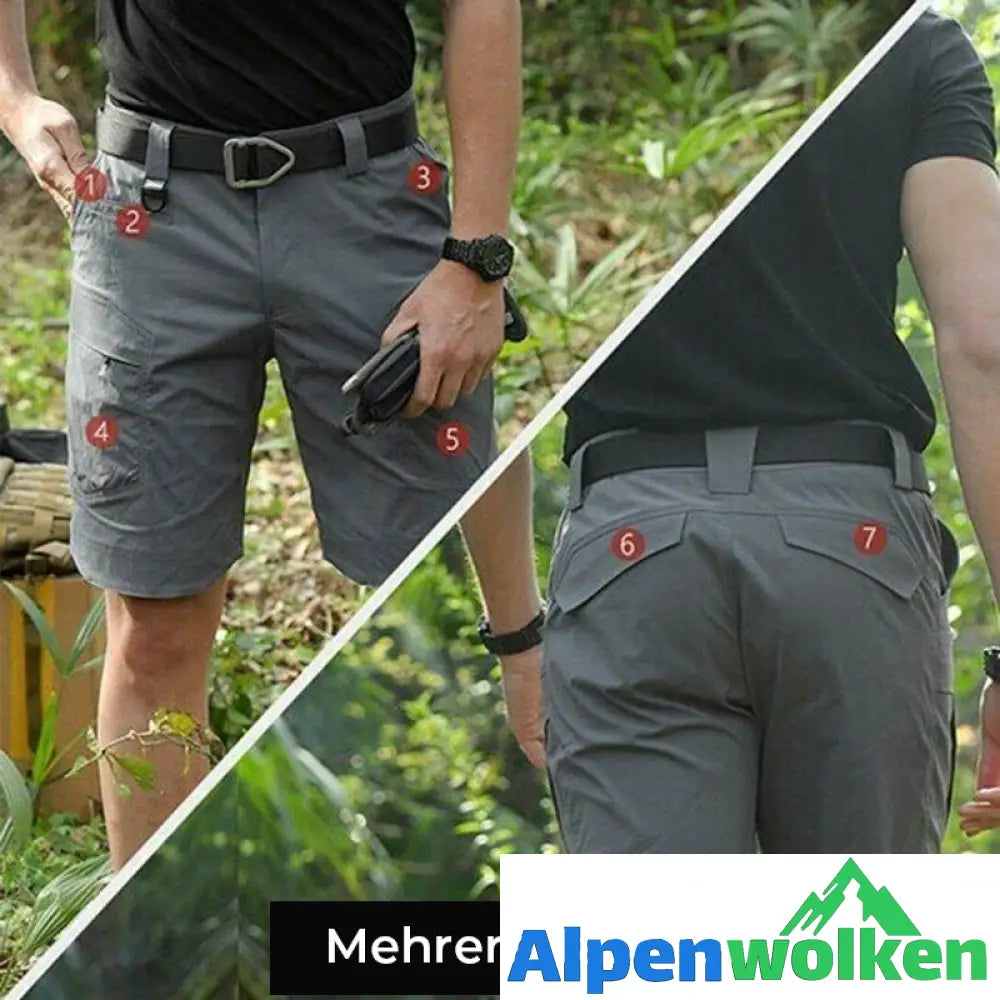 Alpenwolken - Taktische Outdoor-Shorts für Herren