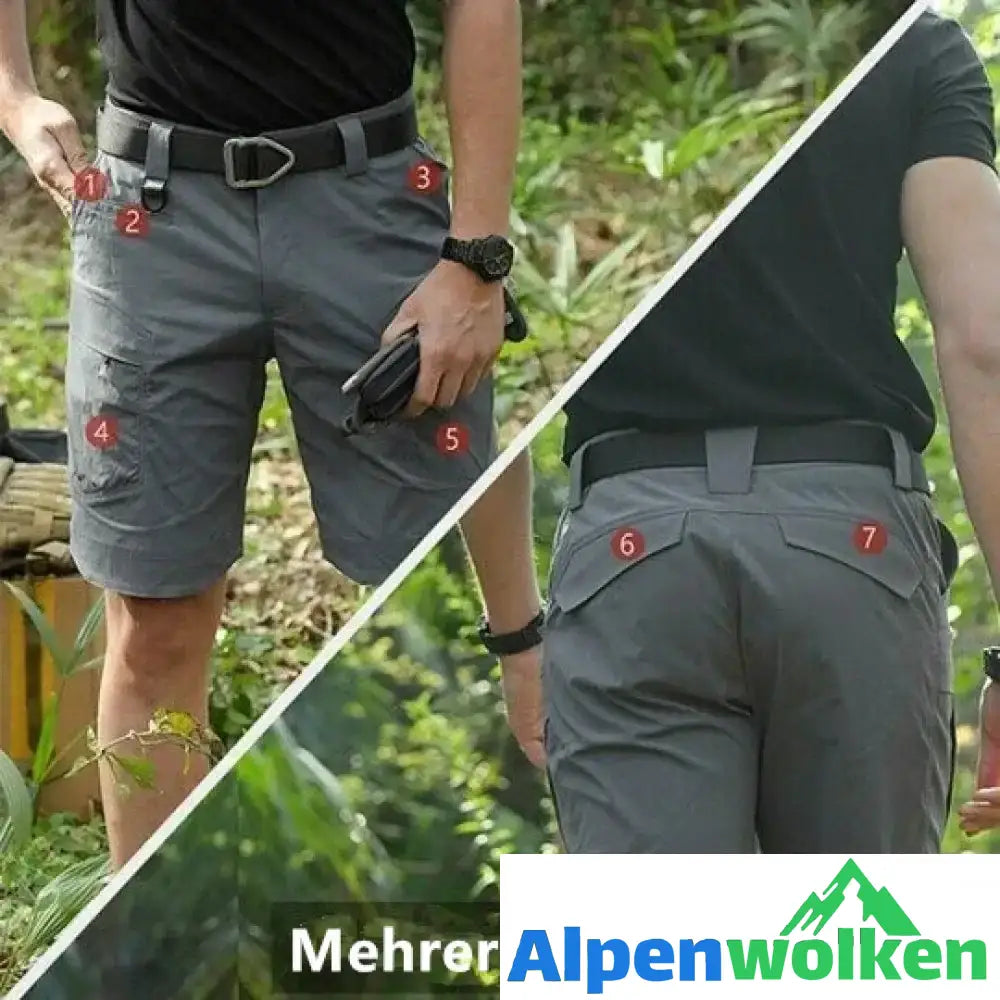 Alpenwolken - Taktische wasserdichte Shorts für Männer