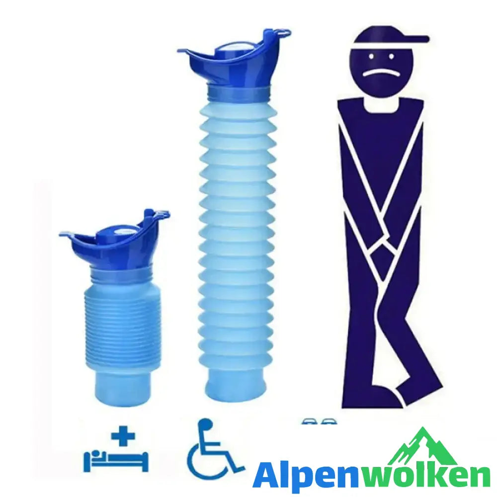 Alpenwolken - Taschen Klappflasche - Ihr Urinal im Auto